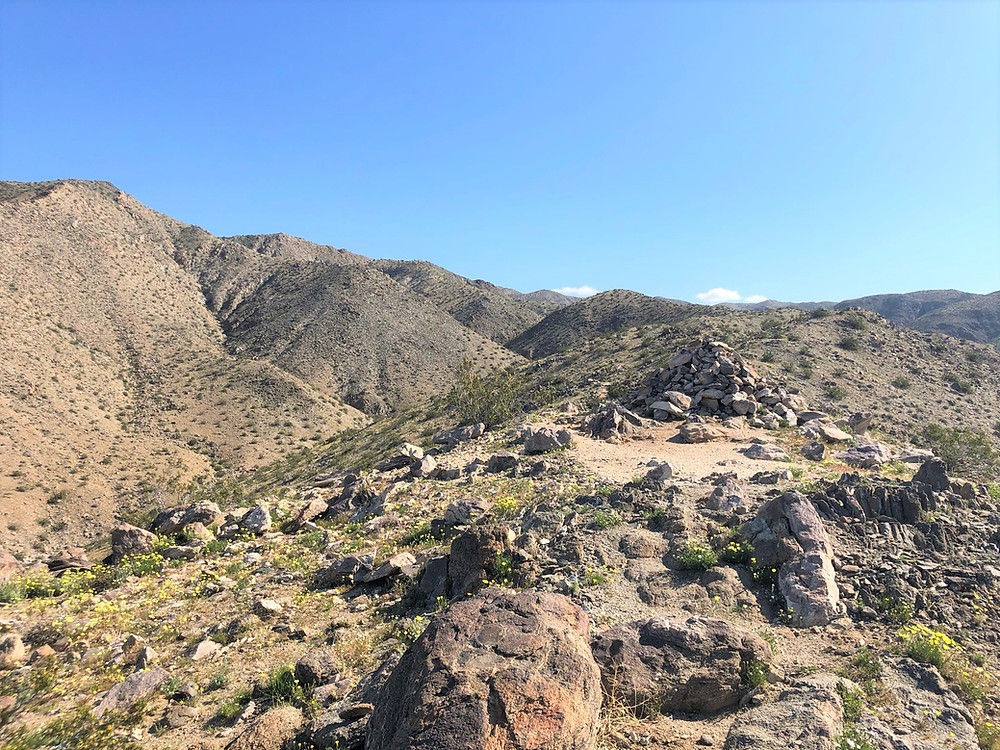 Hiking the Chocolate Drop Trail in the foothills of the Little San Bernardino Mountains in Desert Hot Springs