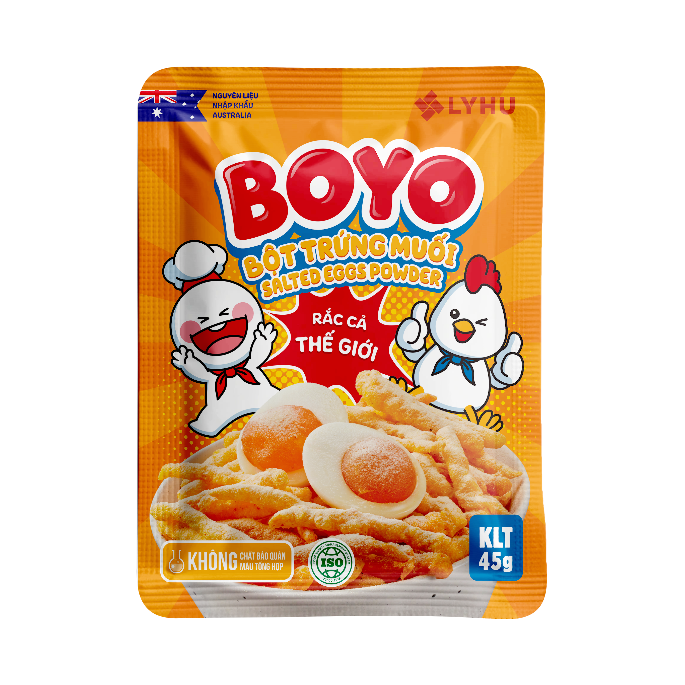 Bột Trứng Muối BOYO 45g