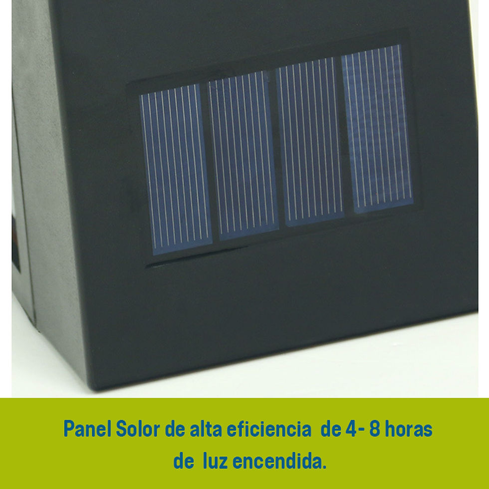 Thumbnail: Lampara solar cubo encendido automatico