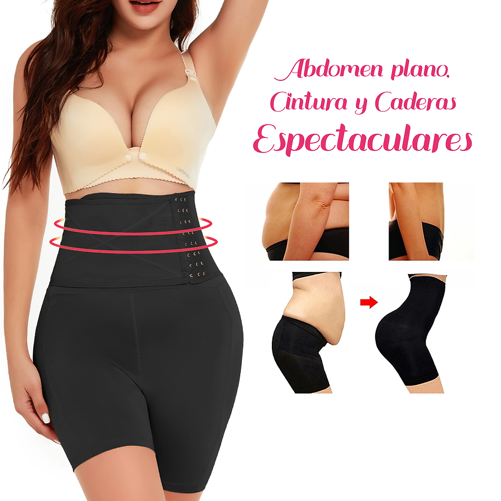 Thumbnail: Faja Body Modeladora Reductora Colombianas Con Almohadilla