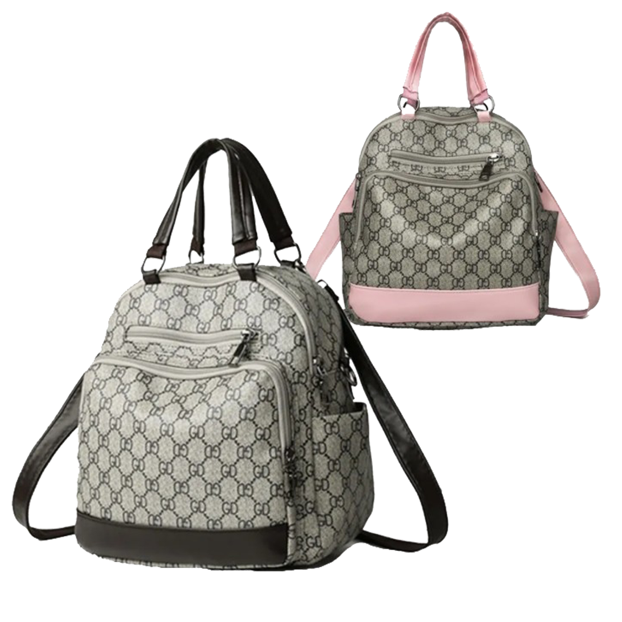 Bolsos Mujer Tipo Mochila Versátil De Material Tipo Piel Pu