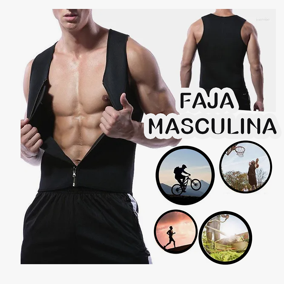 Thumbnail: Faja Chaleco Efecto Sauna Deportivo Reductor De Abdomen