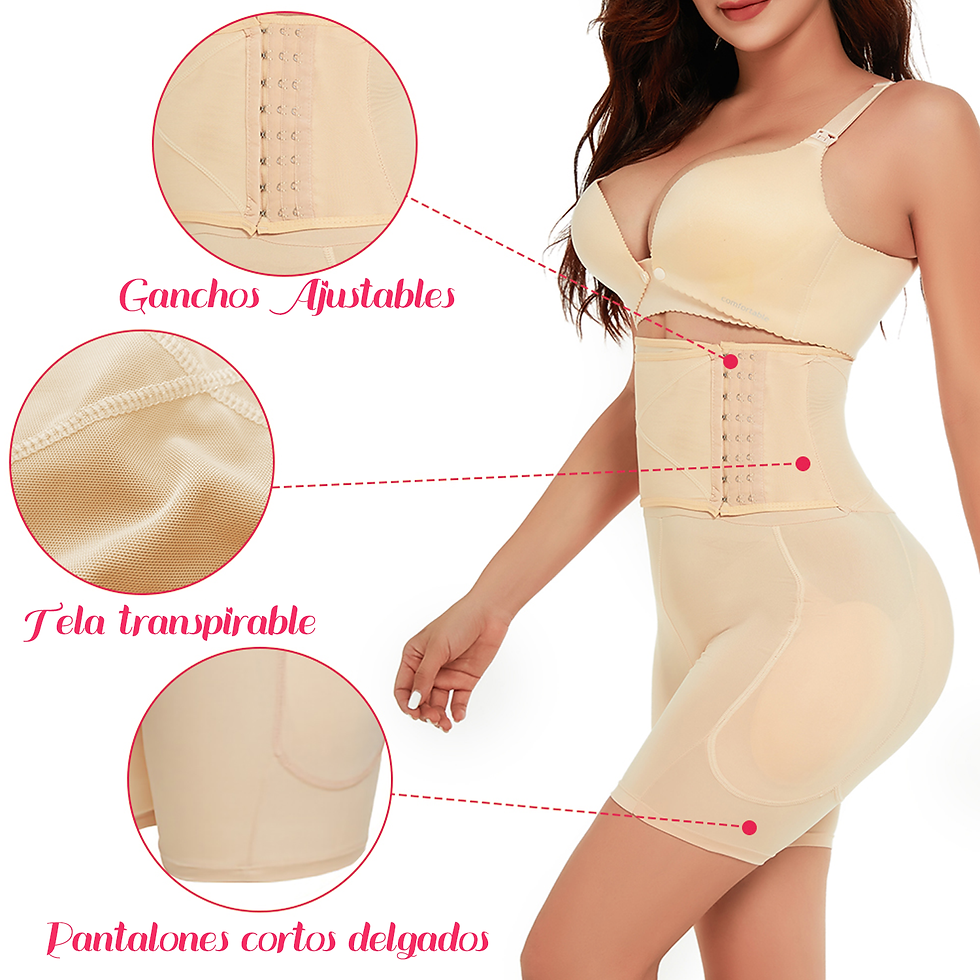Miniatura: Faja Body Modeladora Reductora Colombianas Con Almohadilla