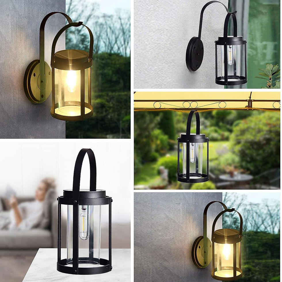Thumbnail: Lámpara Solar De Pared Encendido Automatico Decorativa