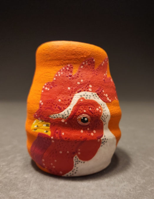 Rooster Glazed Ceramic Zoe Watson