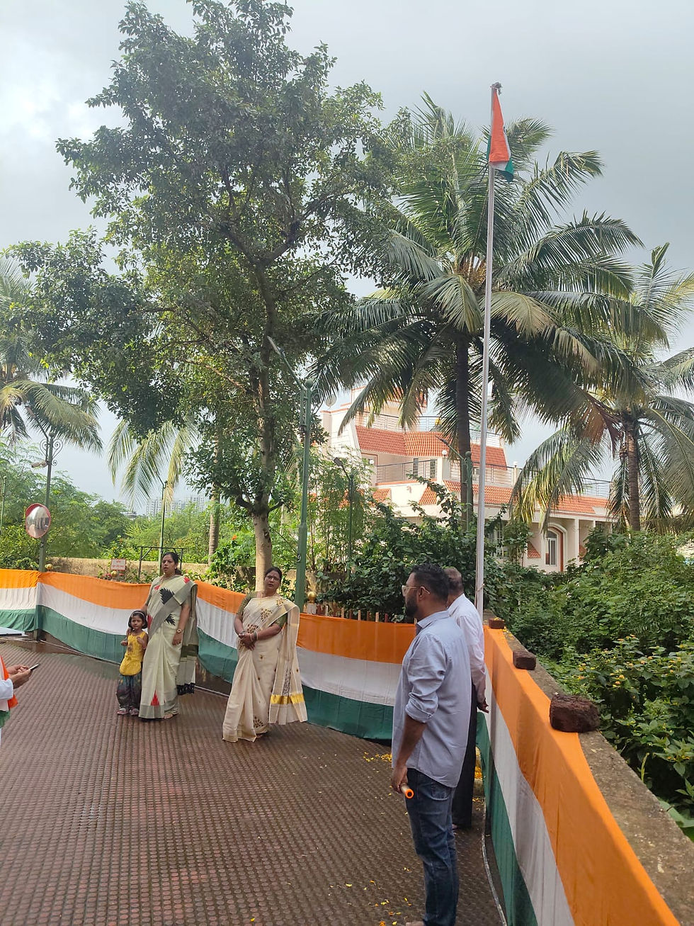 Independence Day celebration portrait