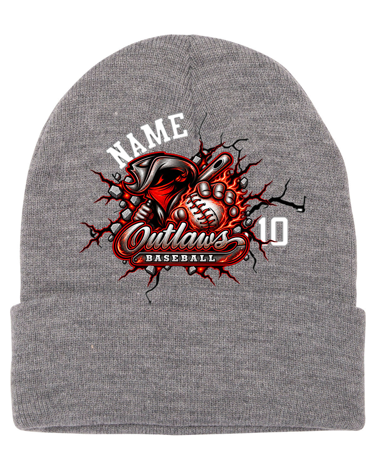 Outlaws Cuffed Beanie Hat