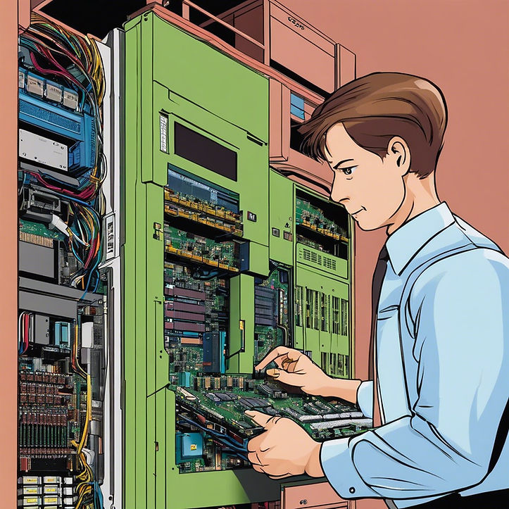 mainframe motherboard labor work smart.jpg
