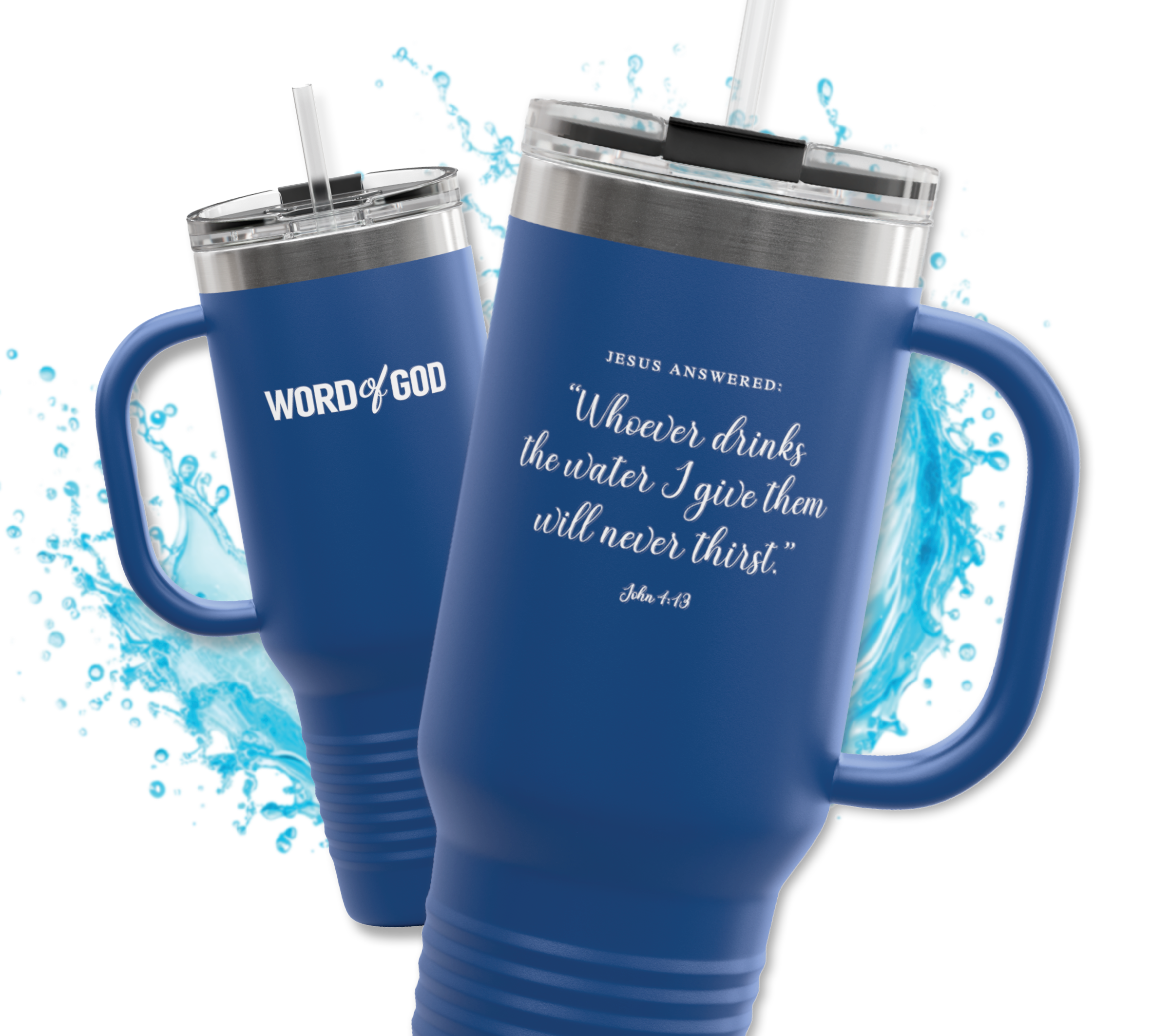 WORD of GOD Inspirational Insulated Travel Mug