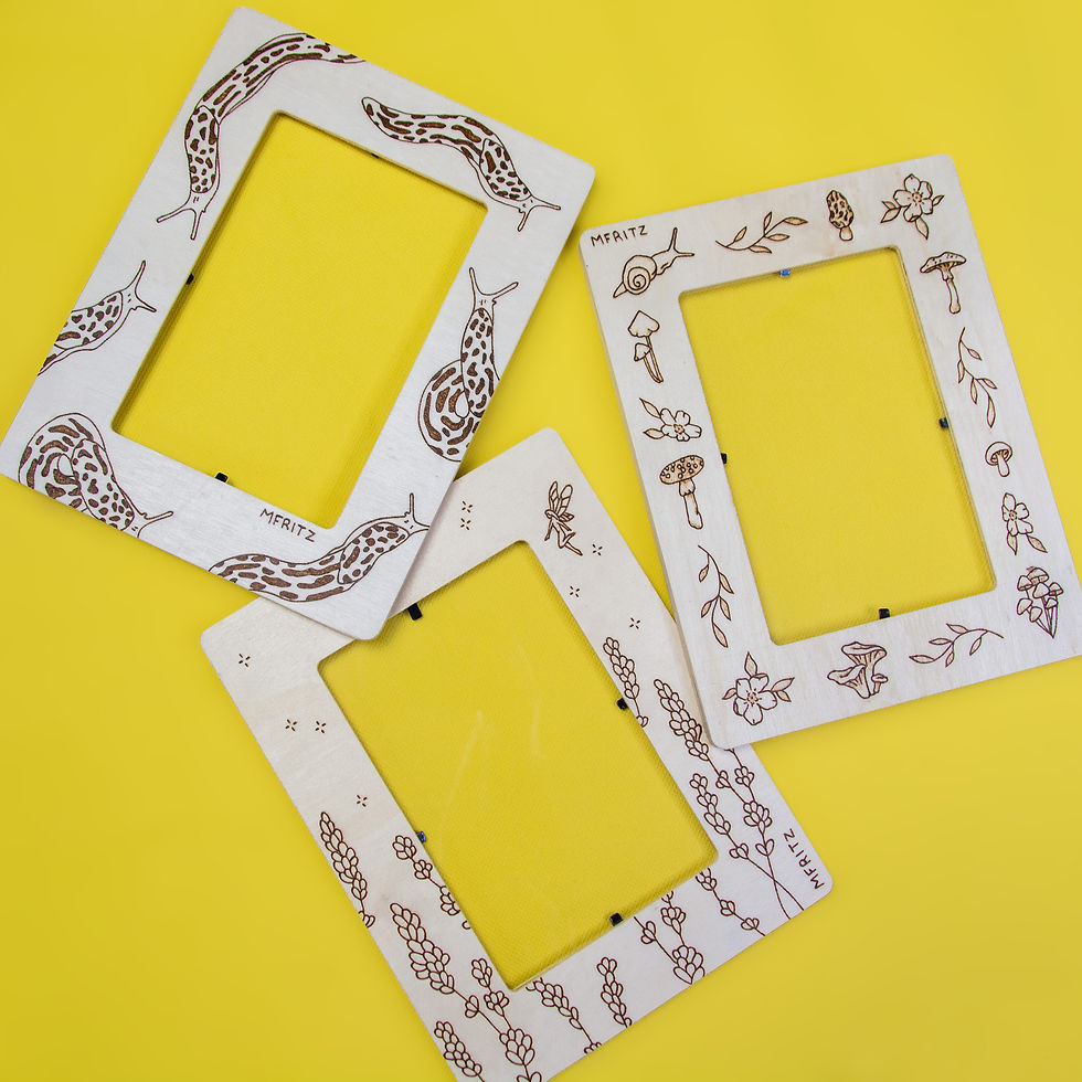 Thumbnail: Wood Burned 4x6 Photo Frames (Made to Order)