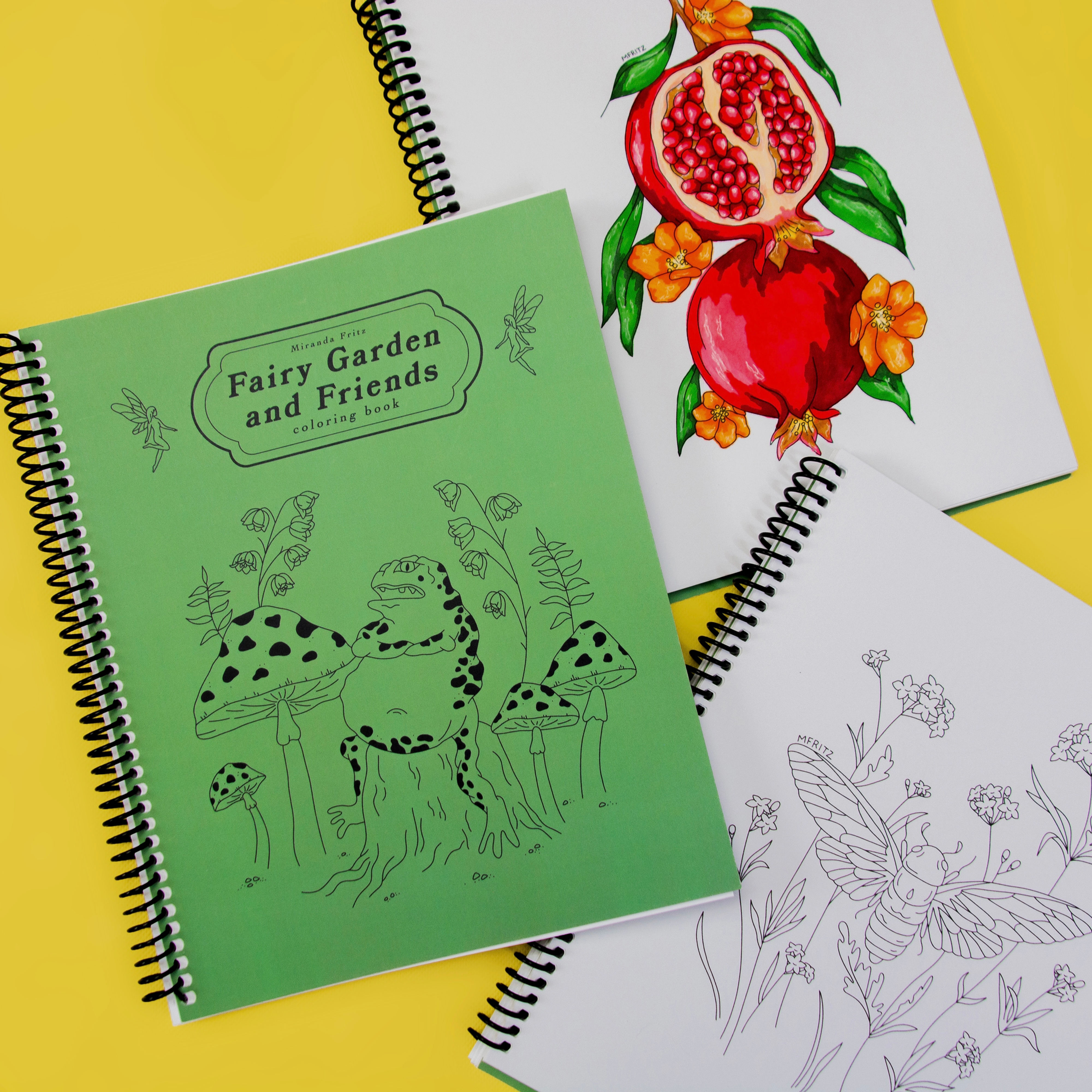 Fairy Garden and Friends Coloring Book