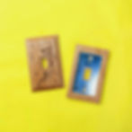 Thumbnail: Wood Burned Light Switch Cover (Made to Order)