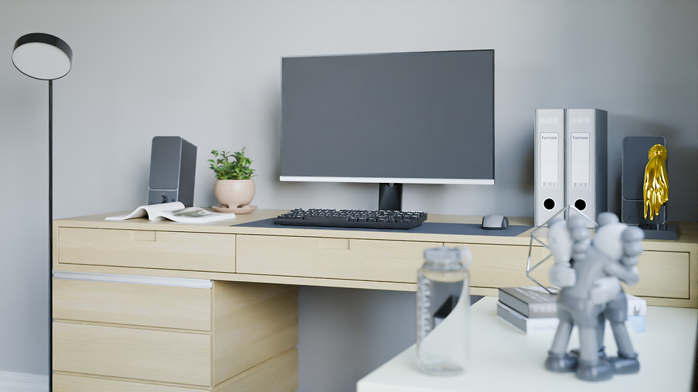 Thumbnail: HONN Bureau en L - Meja Kerja Eksekutif Berbentuk L