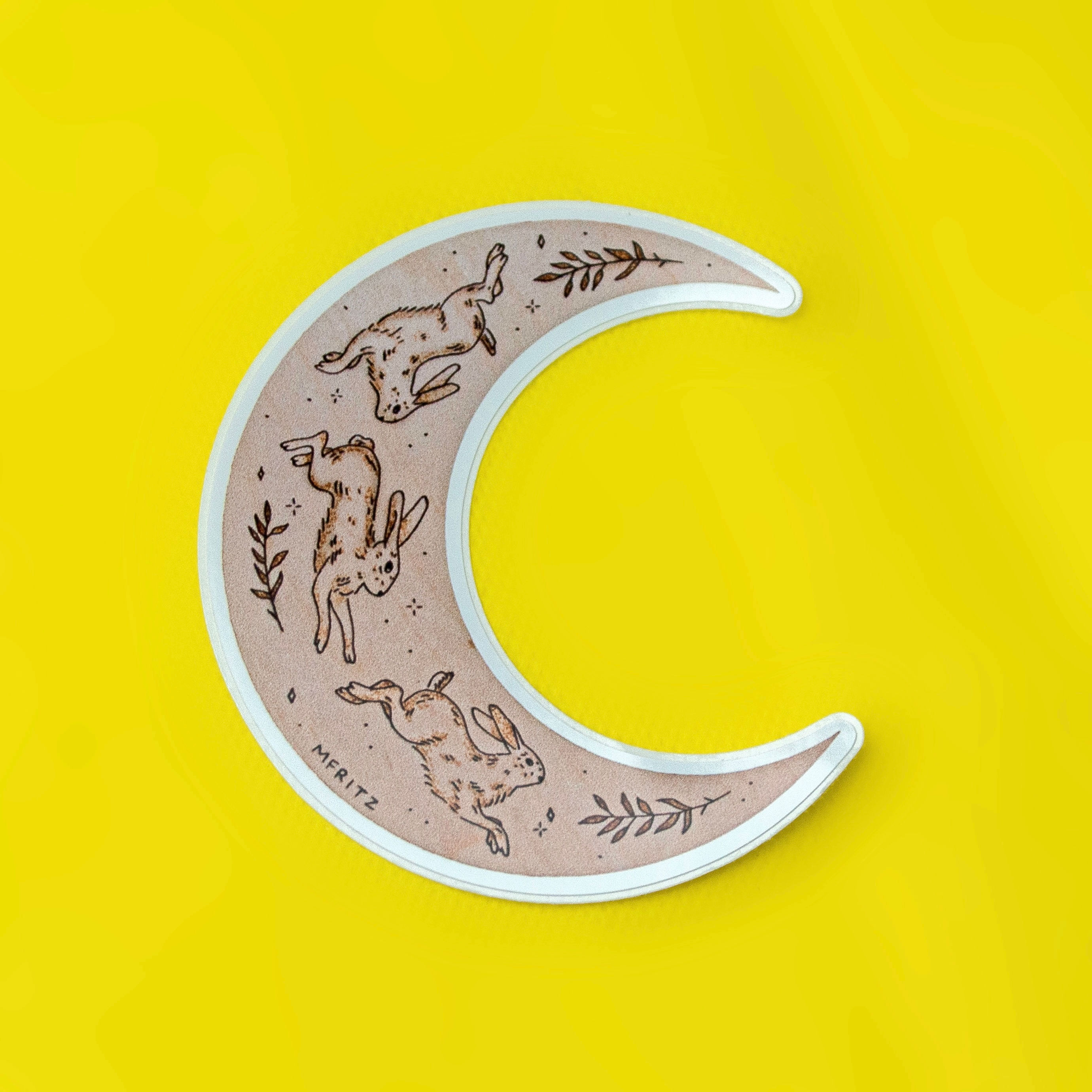 Bunny Moon Sticker