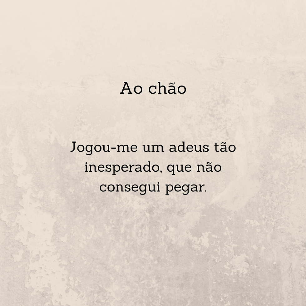 Ao chão