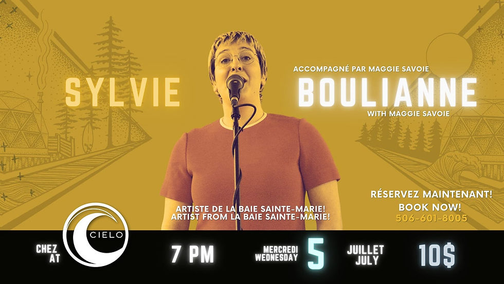 Sylvie Boulianne de la Baie Sainte-Marie chez Cielo!