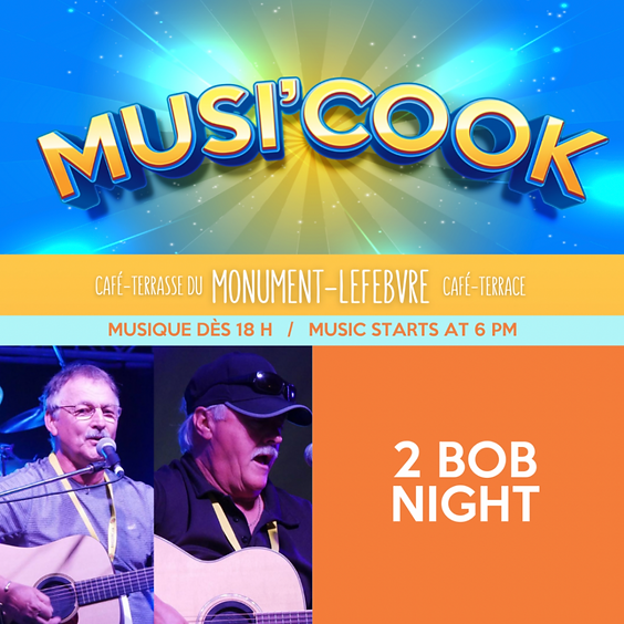 Musi'cook - 2 Bob Night