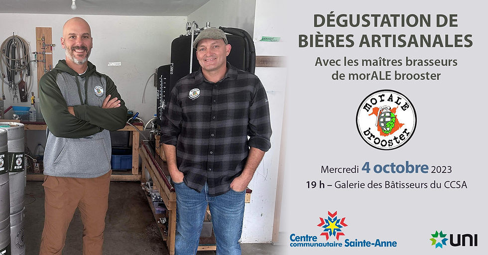 Dégustation de bières artisanales avec morALE brootser