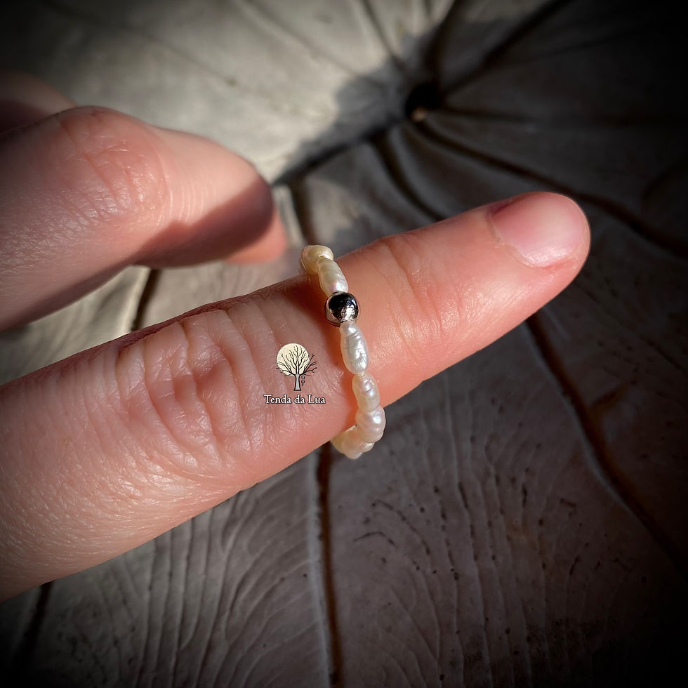 Miniatura: Anel Pérolas Arroz - Tam 19/20