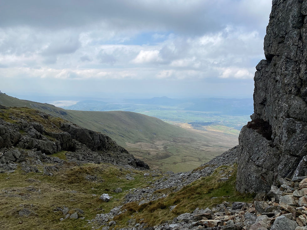 Snowdonia landscape view