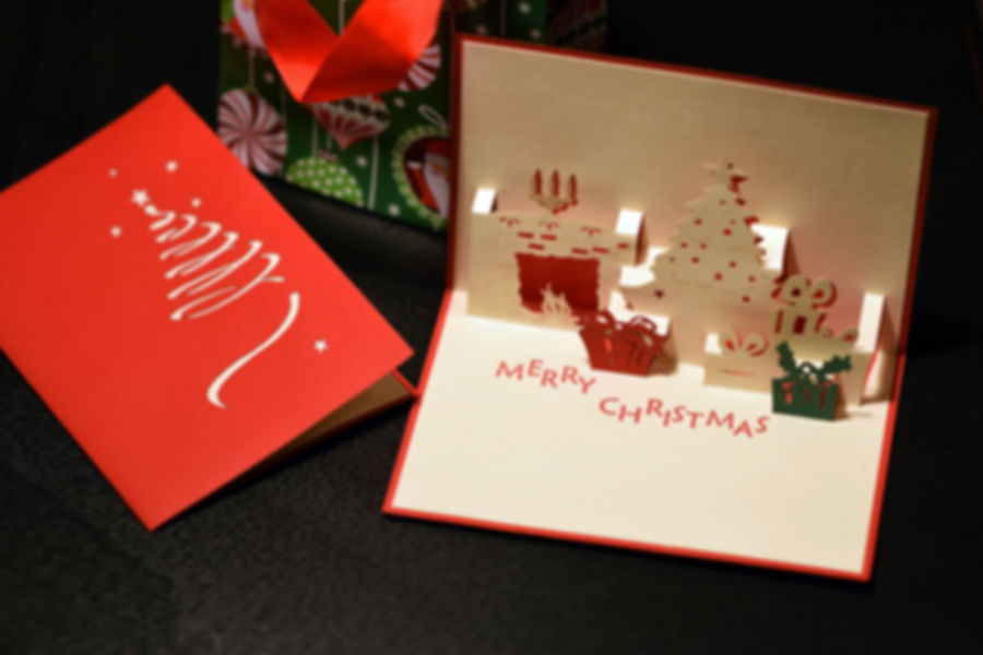 Christmas Gifts by the Fireplace
