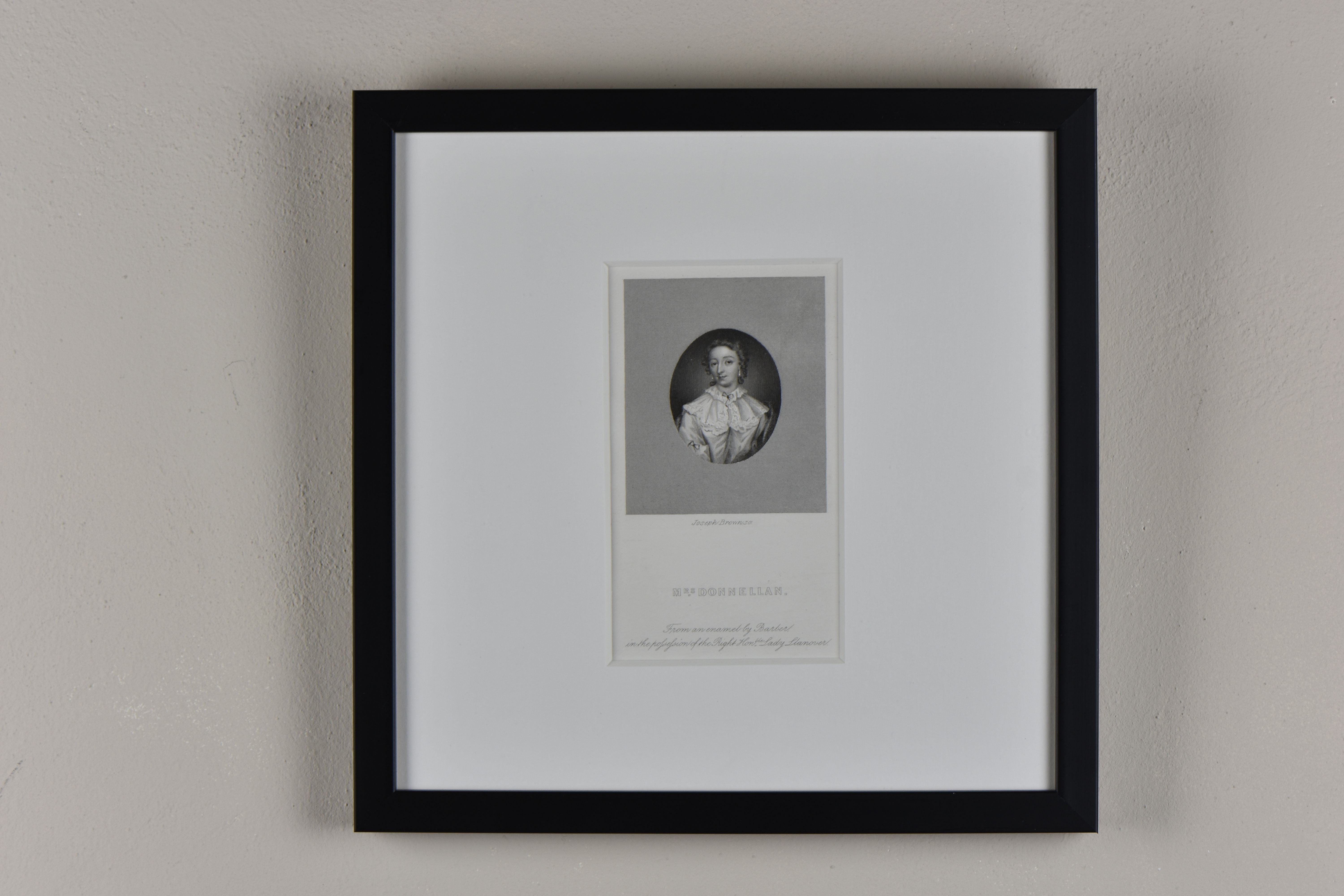 Mrs Donnellan, Rupert Barber - Framed Antique Print