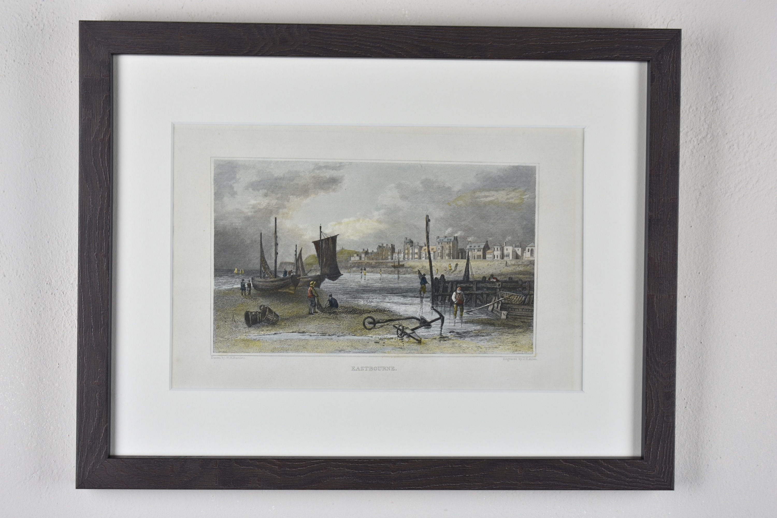 Eastbourne, BARTLETT, William Henry - Framed Antique Print