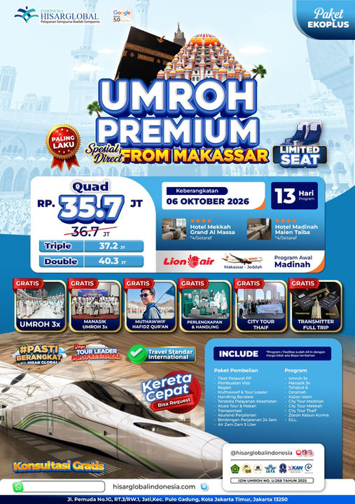 UMROH START FROM MAKASSAR