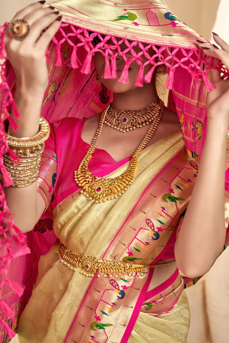 Thumbnail: Tissue Paithani Saree