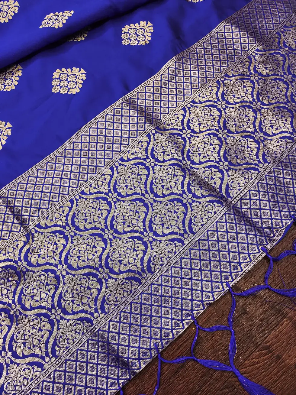 Thumbnail: Sudiksa Paithani Silk Dupatta SUD 6031 BL1