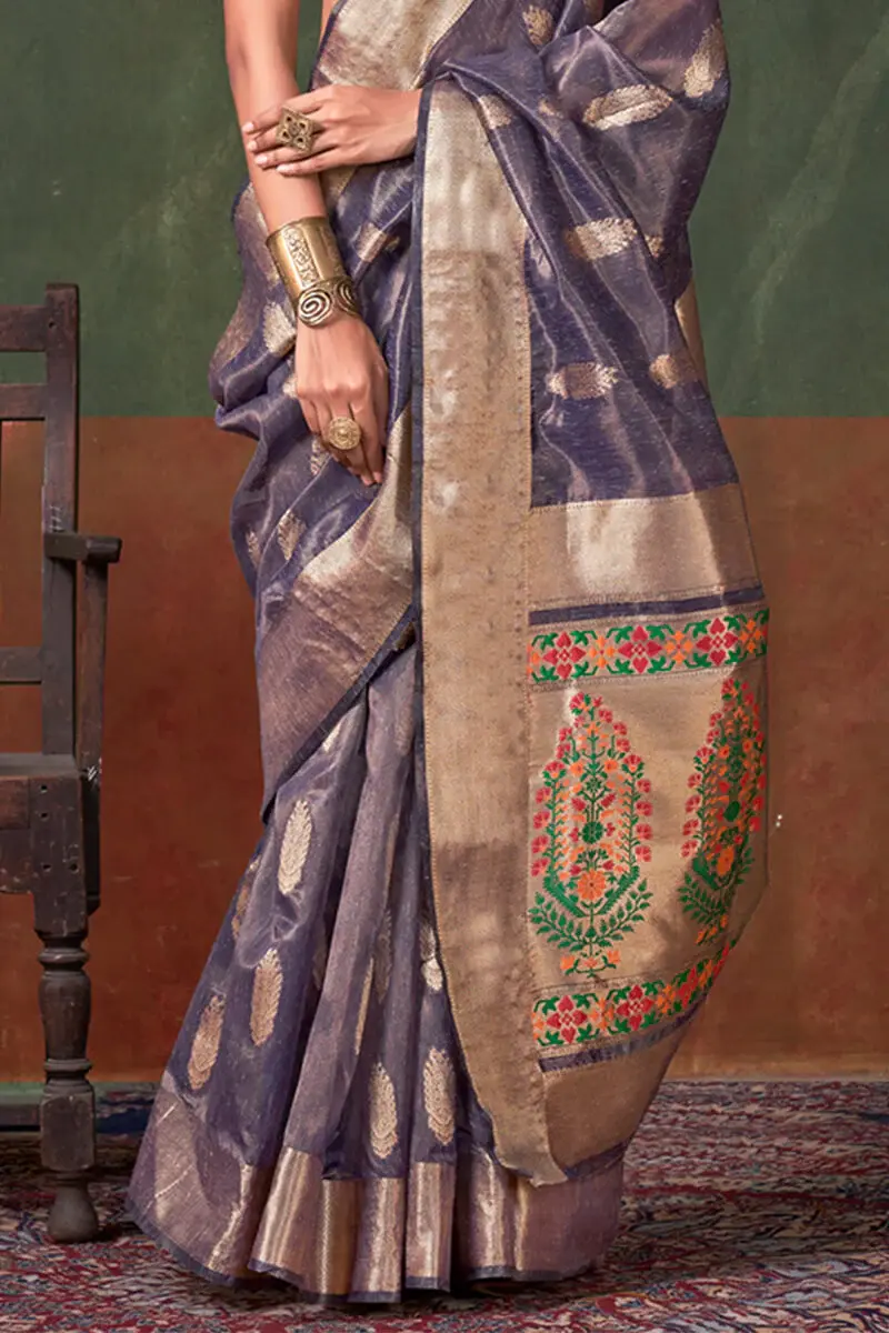 Thumbnail: Tissue Paithani Saree