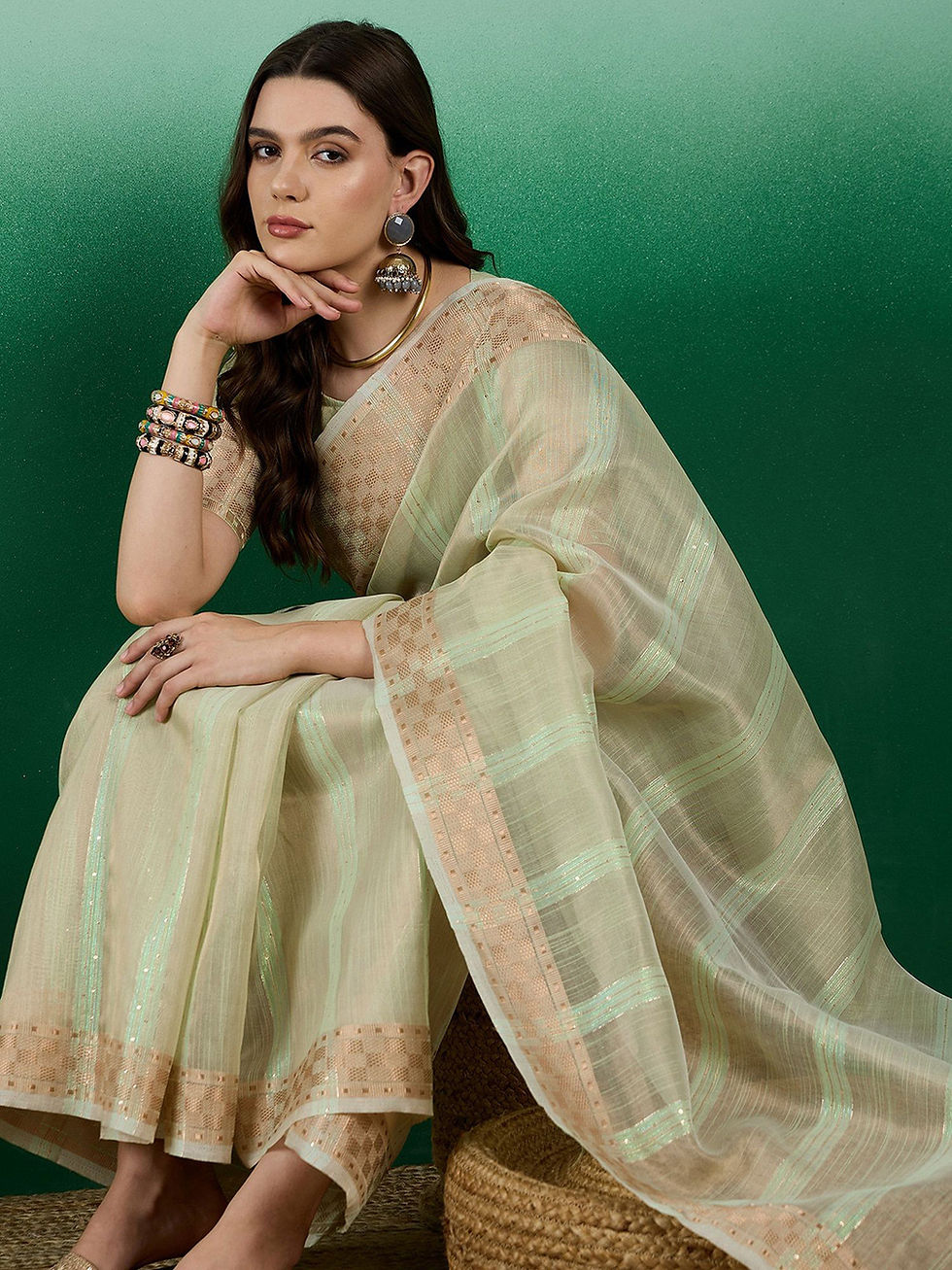 linen saree