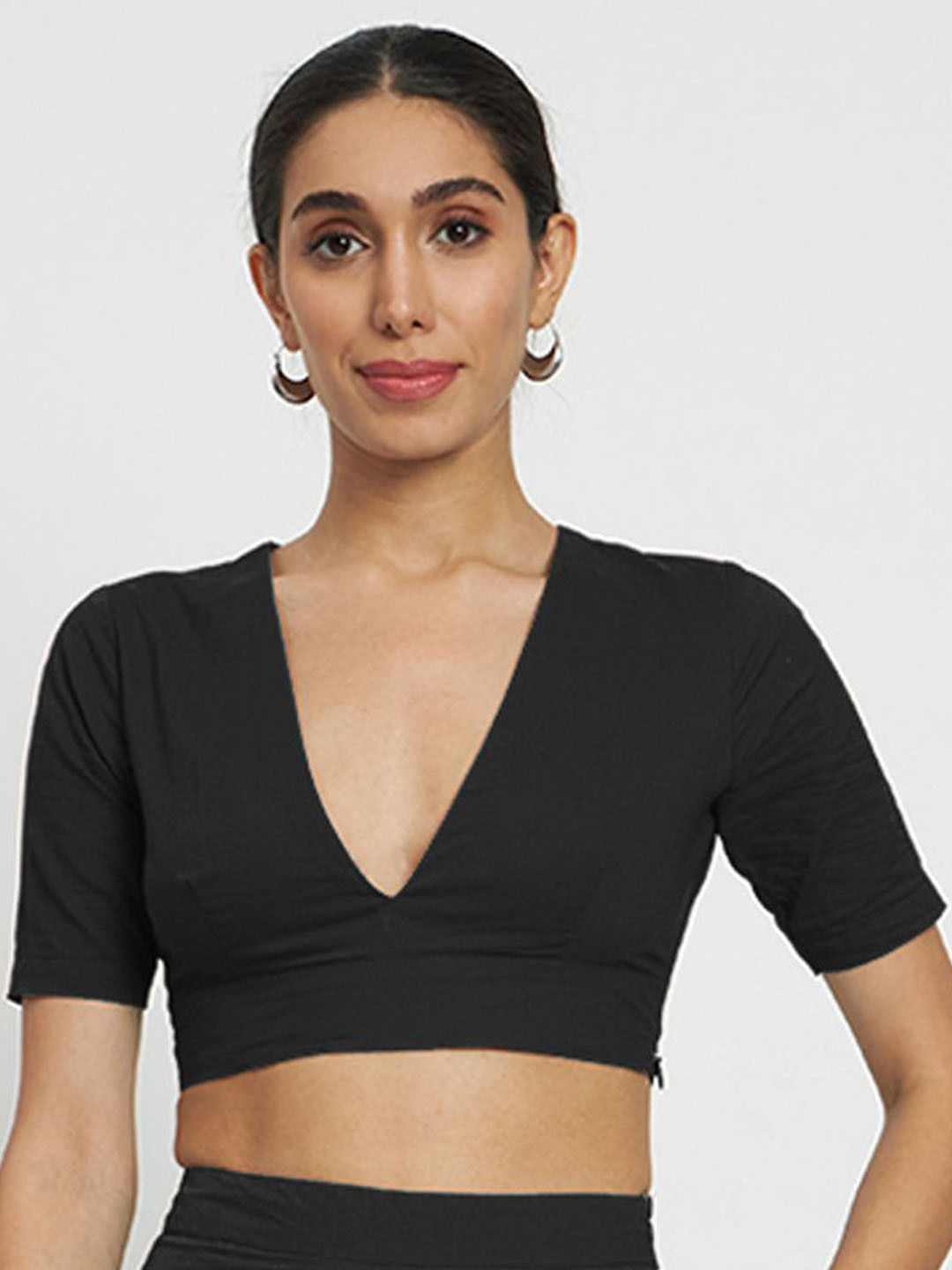 Sanjita everyday divine depth half sleeves blouse SAJ 1900 BK