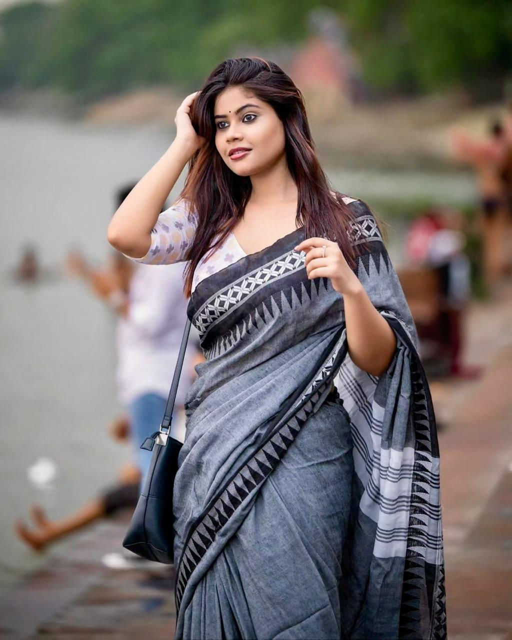 Digangana Cotton Saree DGN 0103 GR