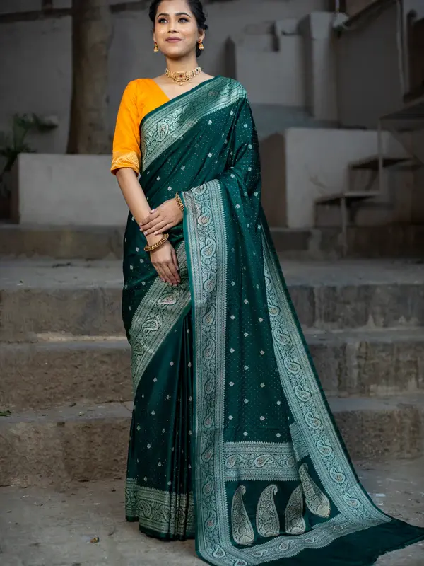 Divyakriti Mashru Silk Saree DYK 8602 GR