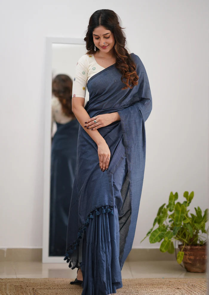 Itvara Cotton Saree ITV 1503 GR2