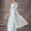 Thumbnail: Sasmita Sequined Glass Tissue Organza Saree SSM 1040 SKY1 Sky Blue
