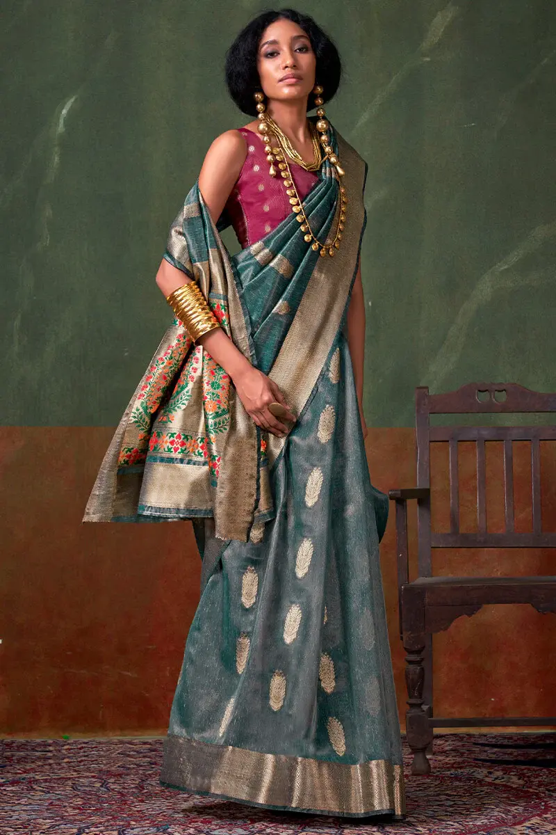 Thumbnail: Tissue Paithani Saree