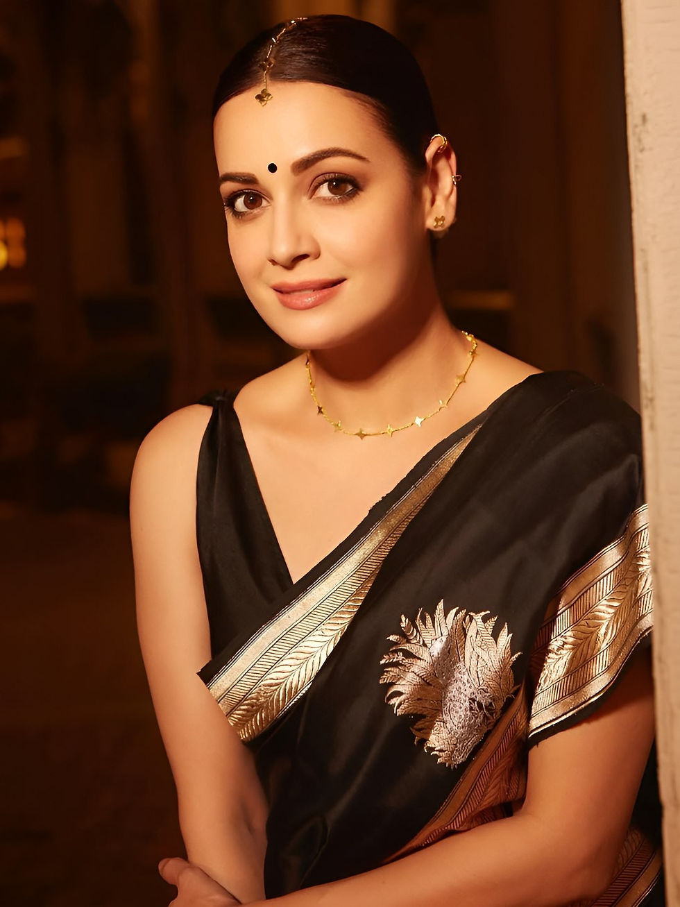 Thumbnail: Black Banarasi Saree