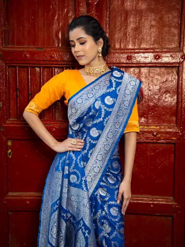 Divyakriti Mashru Silk Saree DYK 8602 BL