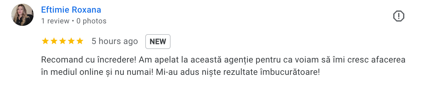 Recenzie catre The Aiview - Agentie Marketing