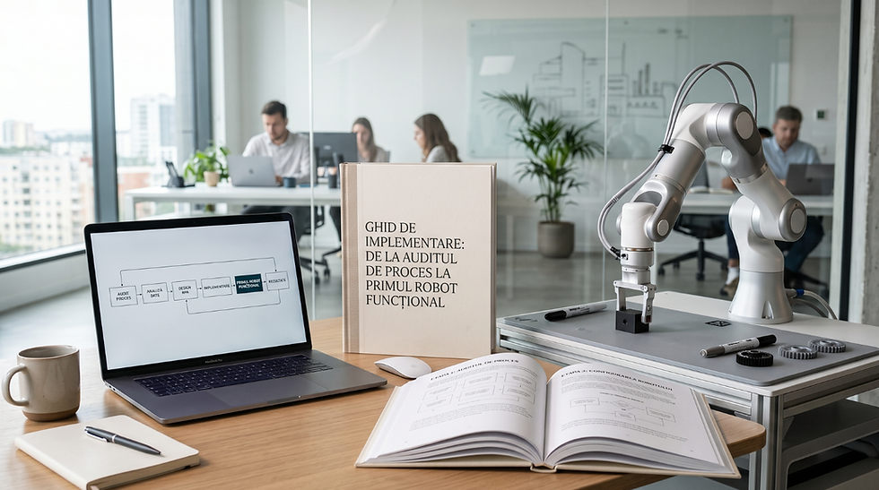 Ghid de implementare: De la auditul de proces la primul robot functional
