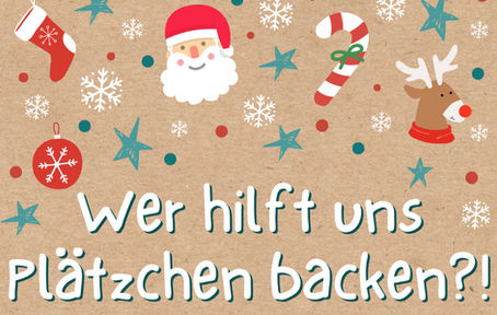 Plätzchen-BäckerInnen gesucht!