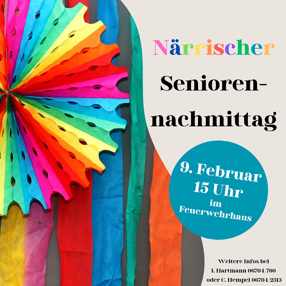 Seniorennachmittag der ev. Kirchengemeinde