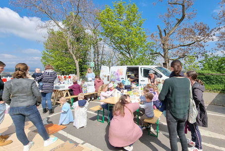 Ein sonniger Nachmittag mit der Kunstwerkstatt