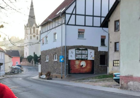 Einladung zum Straßenfest auf dem Dorfplatz