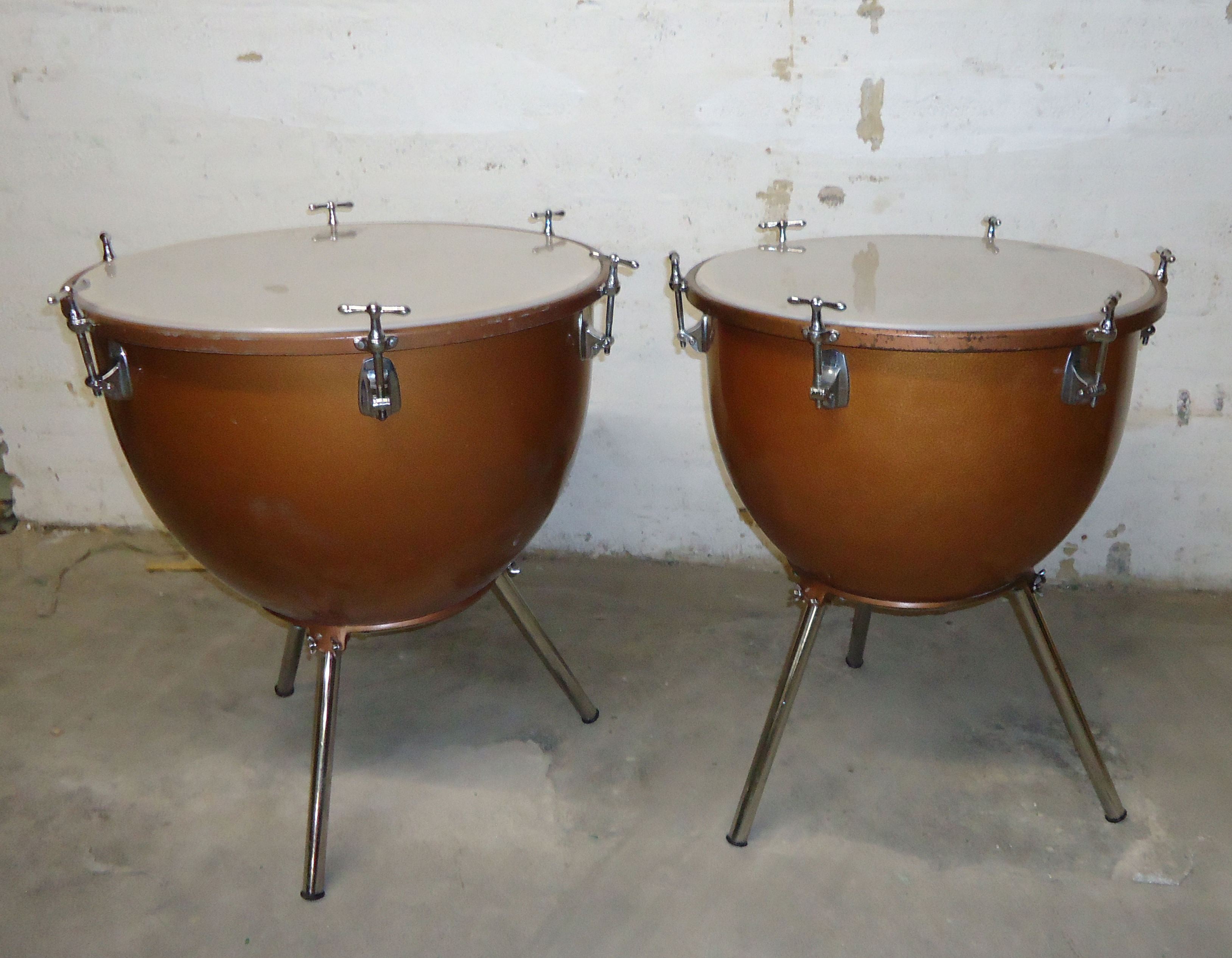 A pair of timpani