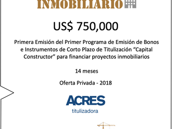 Fondo de Inversión "Capital Constructor" de ACRES SAFI financió proyecto inmobiliario por