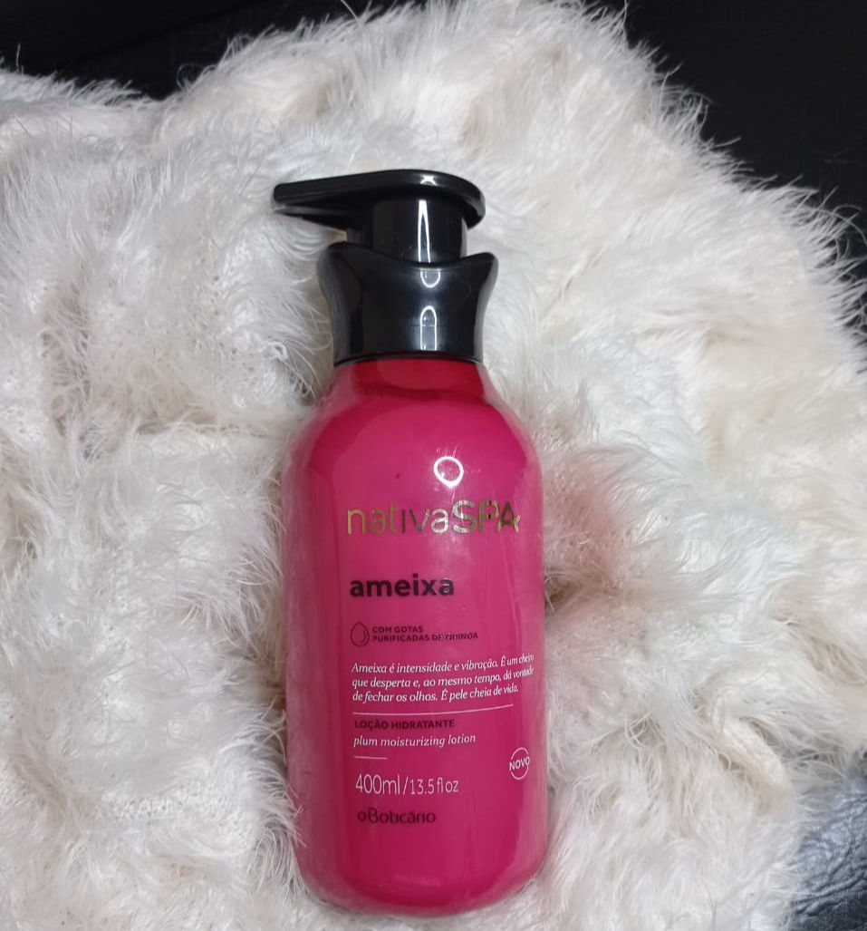 Loção Hidratante Desodorante Corporal Nativa SPA Ameixa Negra, 400ml