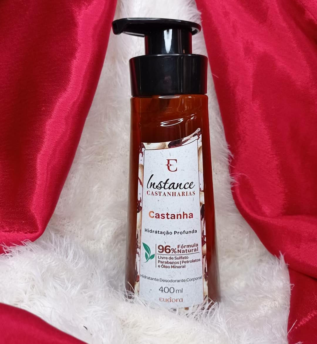 Loção Hidratante Desodorante Corporal Instance Castanharias Castanha 400ml